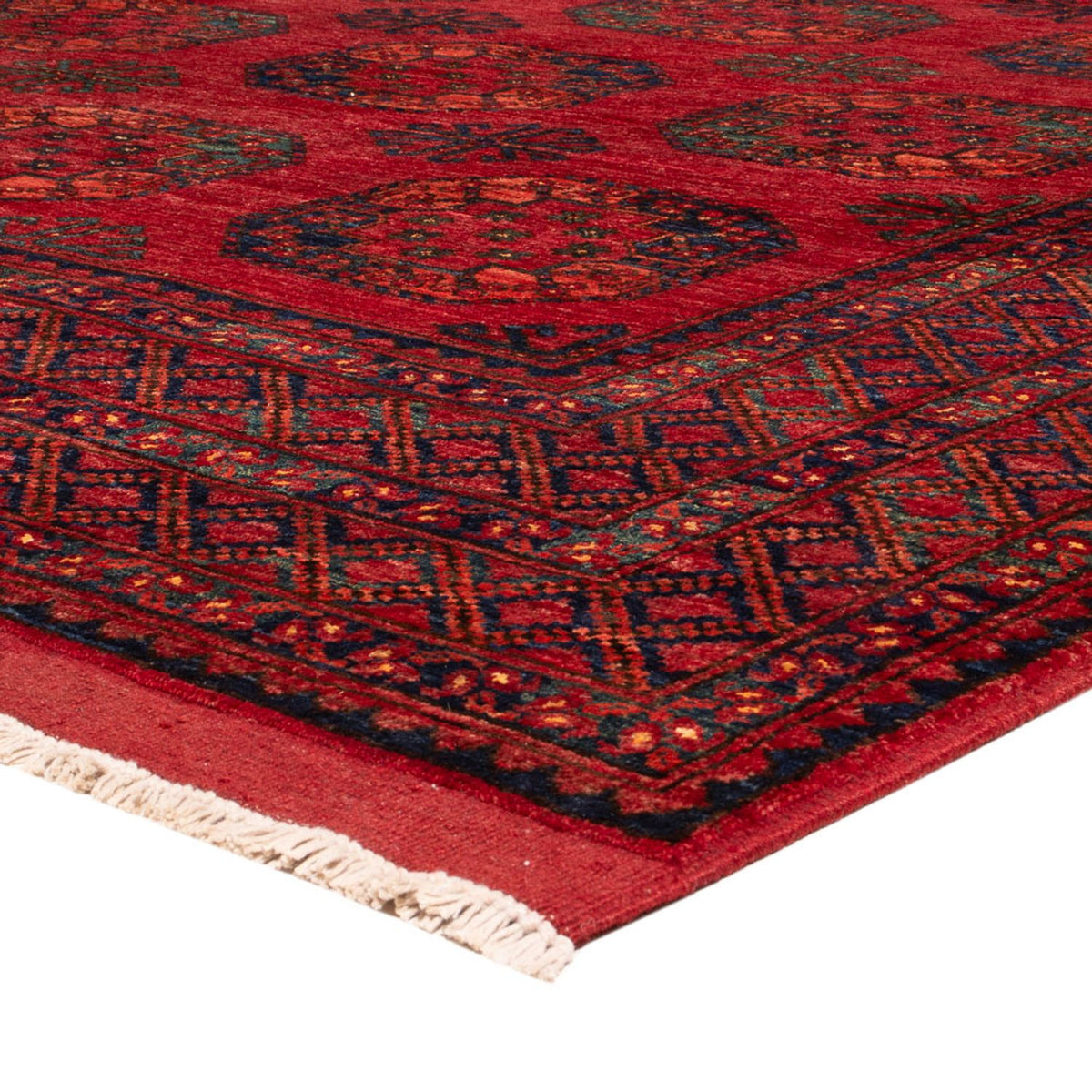 Afghaans tapijt - 298 x 257 cm - rood