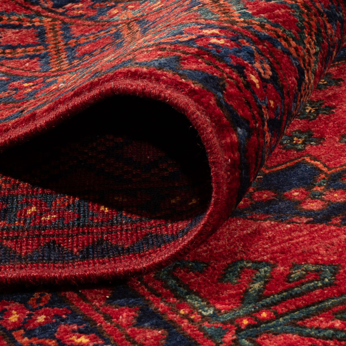 Afghaans tapijt - 298 x 257 cm - rood