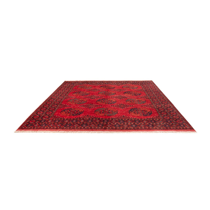 Afghaans tapijt - 298 x 256 cm - rood