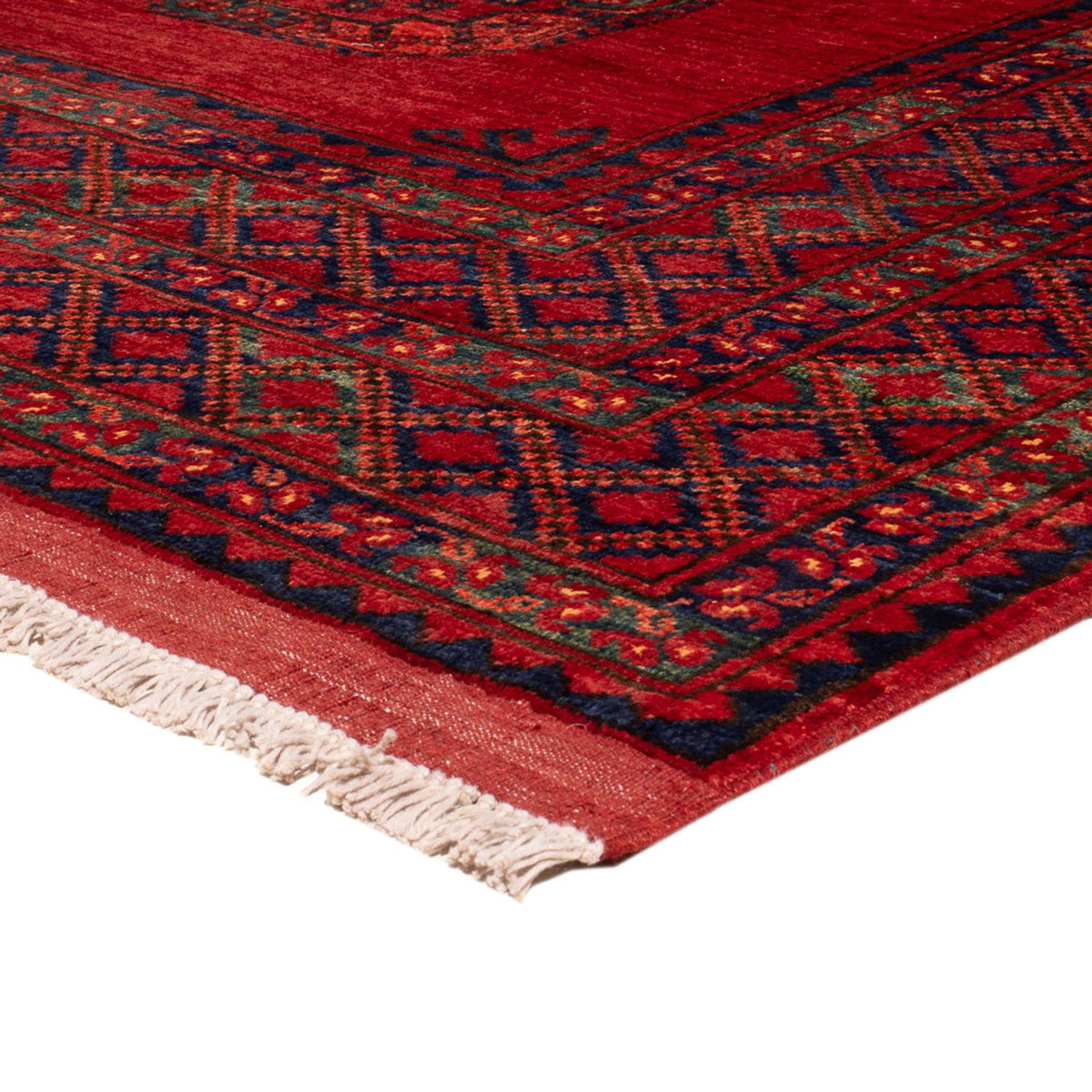 Afghaans tapijt - 297 x 256 cm - rood