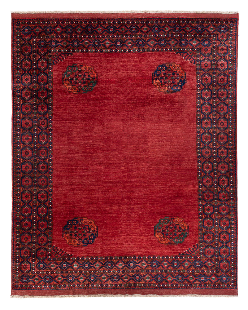 Afghaans tapijt - Kunduz - 313 x 259 cm - rood
