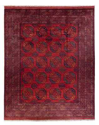 Afghaans tapijt - Kunduz - 306 x 255 cm - rood