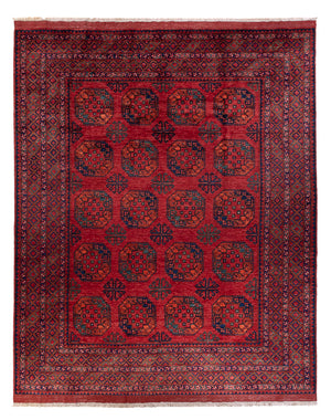 Afghaans tapijt - Kunduz - 306 x 255 cm - rood