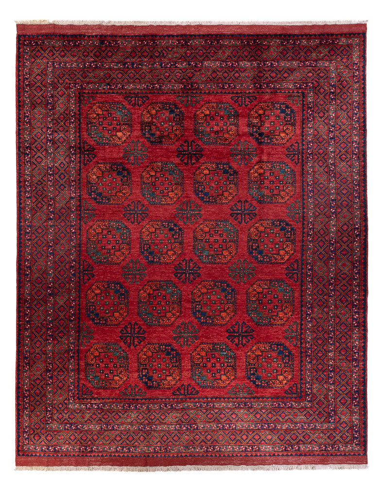 Afghaans tapijt - Kunduz - 306 x 255 cm - rood