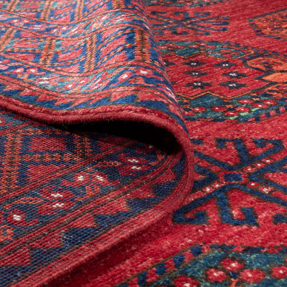 Afghaans tapijt - Kunduz - 306 x 255 cm - rood