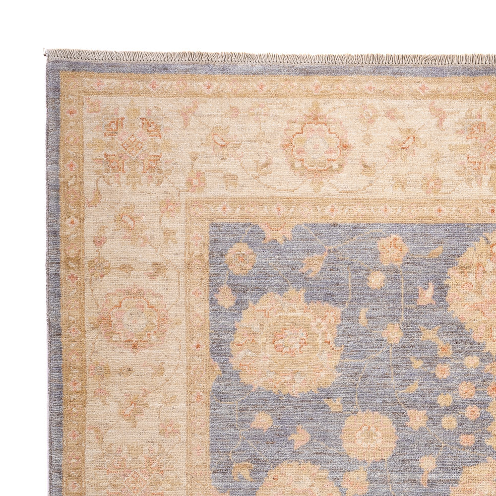 Ziegler tapijt - 199 x 156 cm - benzine blauw