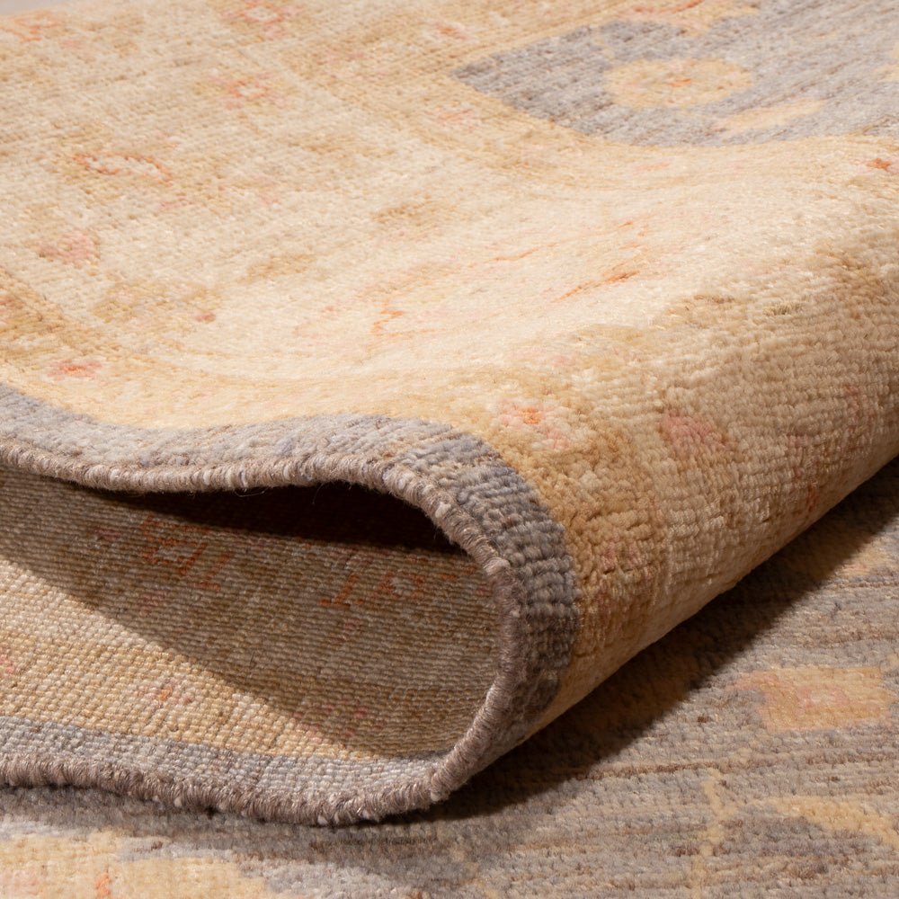 Ziegler tapijt - 199 x 156 cm - benzine blauw