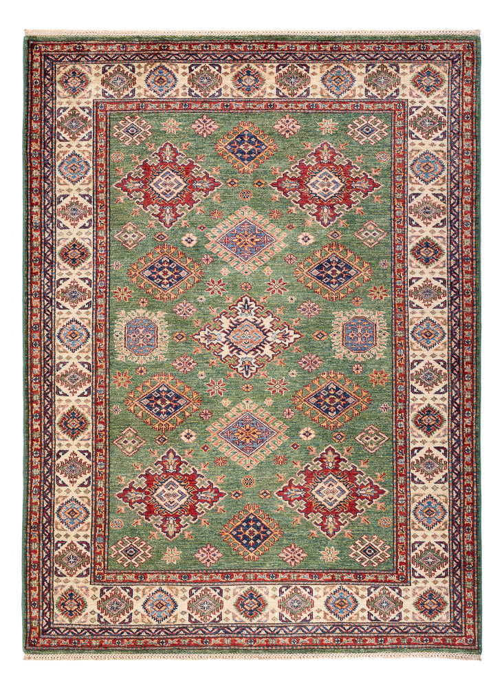 Ziegler Tapijt - Kazak - 203 x 150 cm - lichtgroen