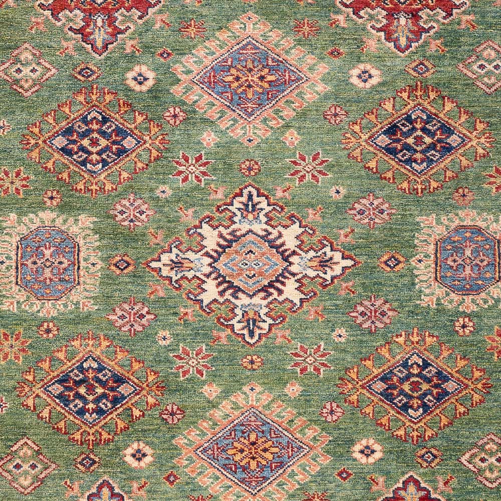 Ziegler Tapijt - Kazak - 203 x 150 cm - lichtgroen