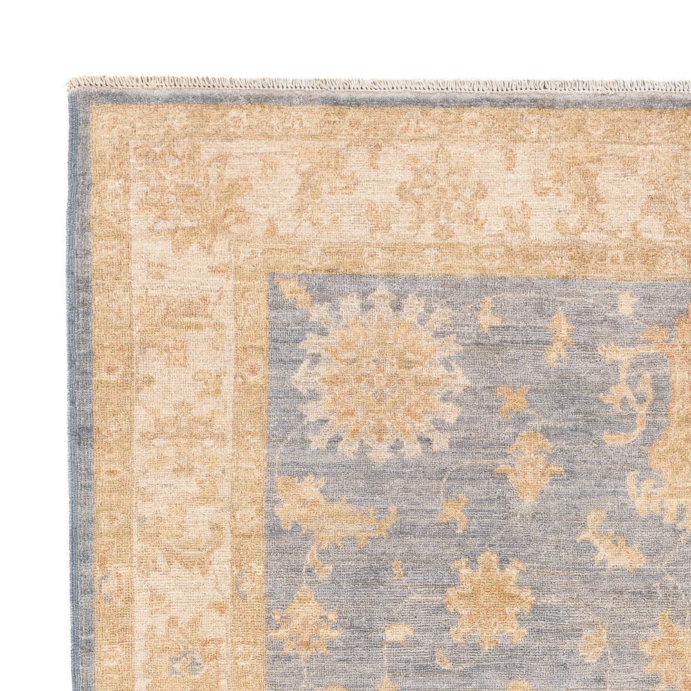 Ziegler tapijt - 198 x 151 cm - benzine blauw