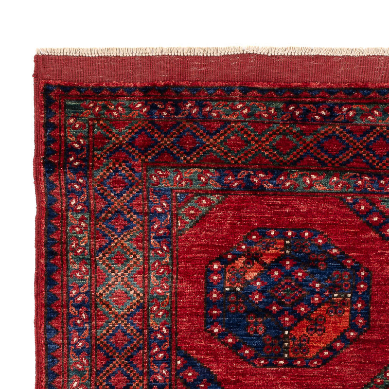 Afghaans tapijt - Kunduz - 199 x 149 cm - rood