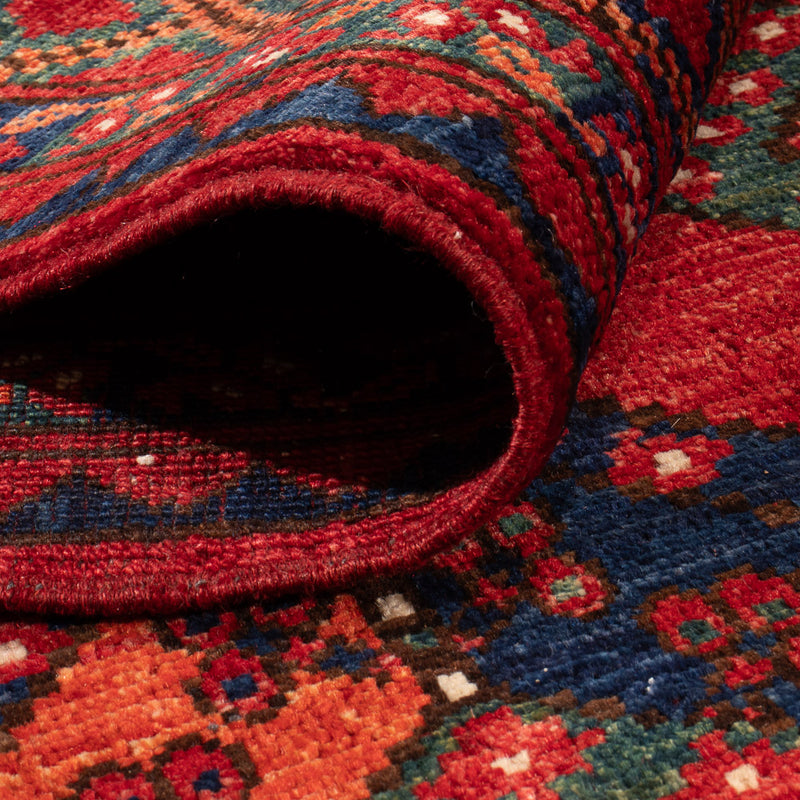 Afghaans tapijt - Kunduz - 199 x 149 cm - rood