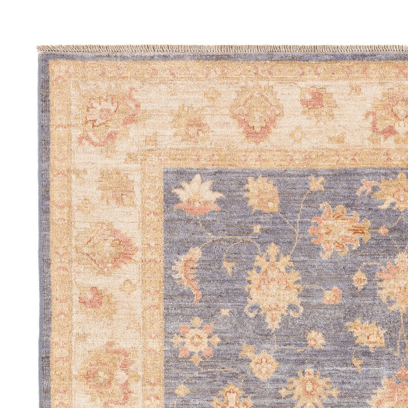 Ziegler tapijt - 200 x 153 cm - benzine blauw