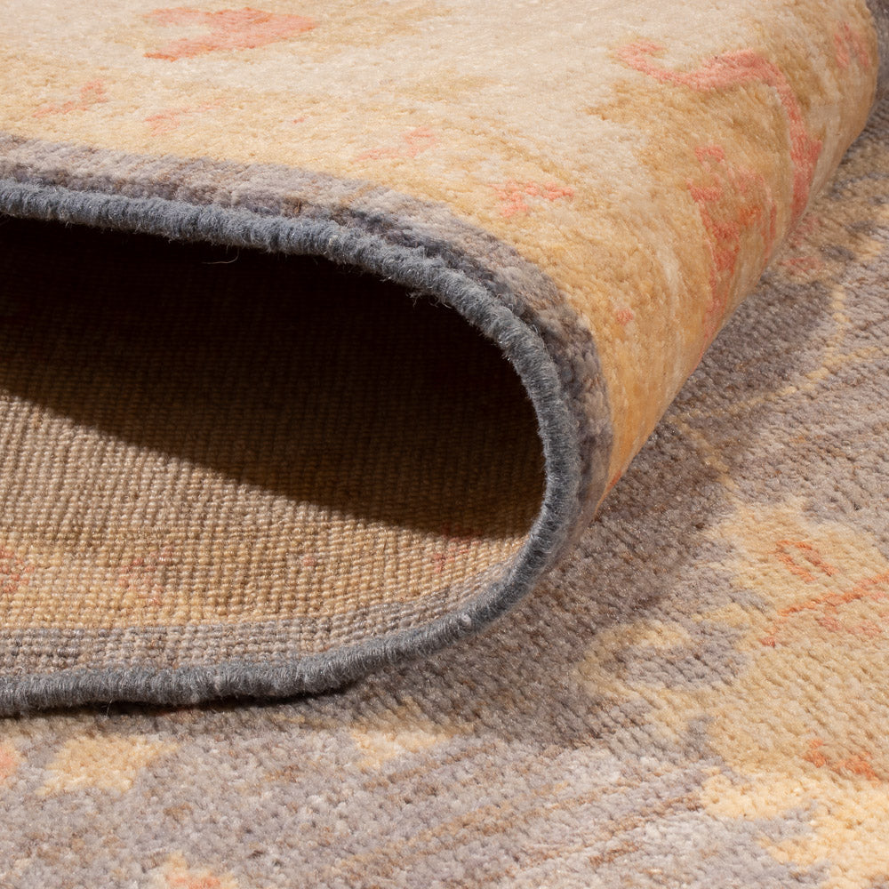 Ziegler tapijt - 200 x 153 cm - benzine blauw