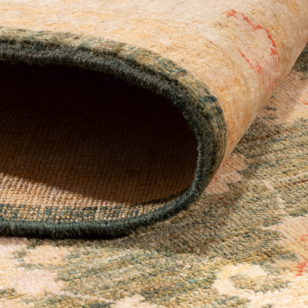 Ziegler tapijt - 202 x 155 cm - olijfgroen