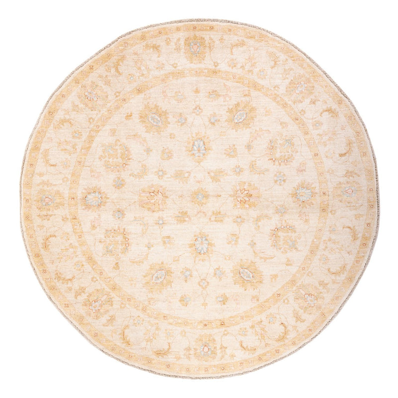 Ziegler tapijt rond  - 200 x 199 cm - beige