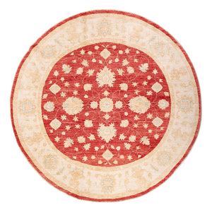 Ziegler tapijt rond  - 201 x 200 cm - rood