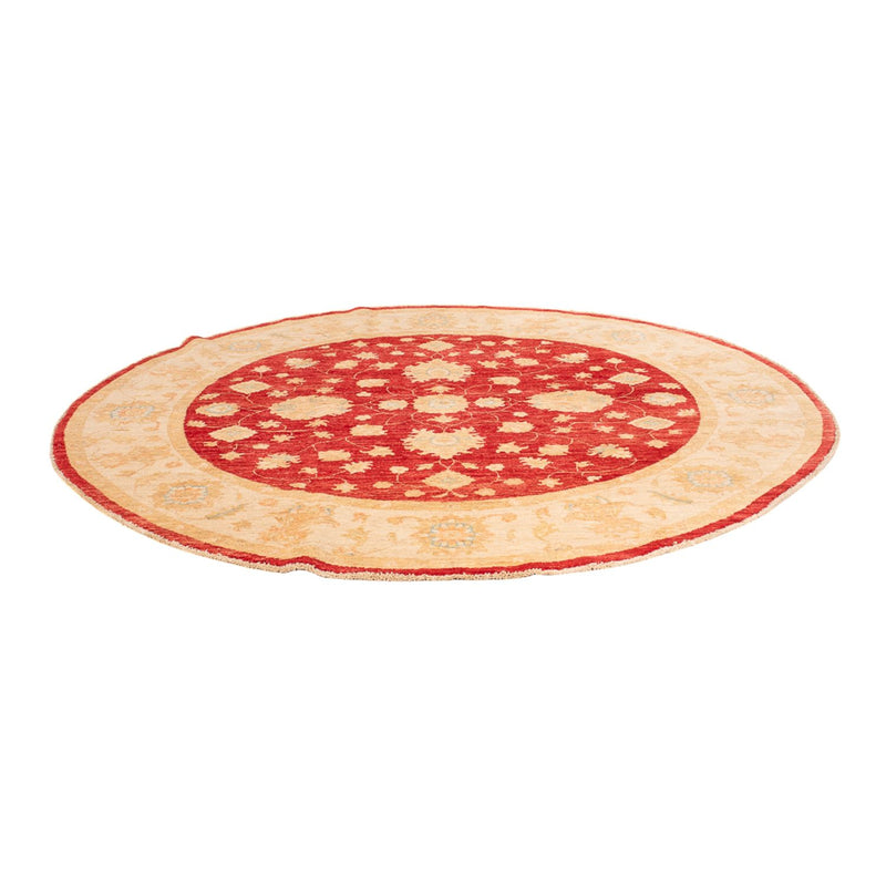 Ziegler tapijt rond  - 201 x 200 cm - rood