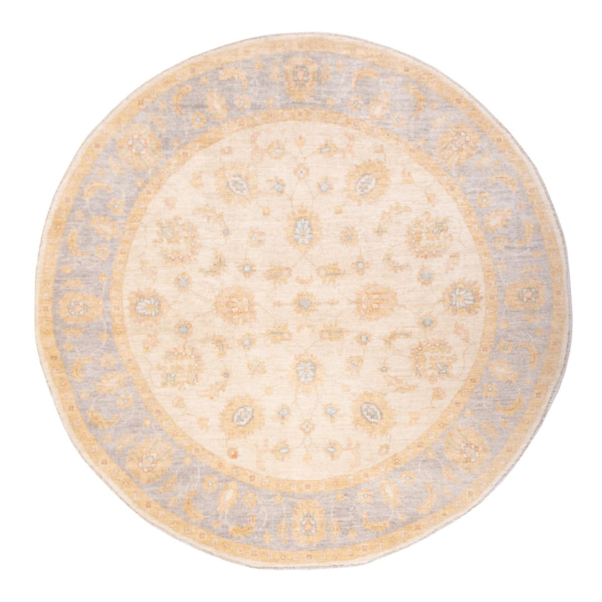 Ziegler tapijt rond  - 200 x 199 cm - beige