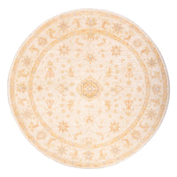 Ziegler tapijt rond  - 202 x 200 cm - beige
