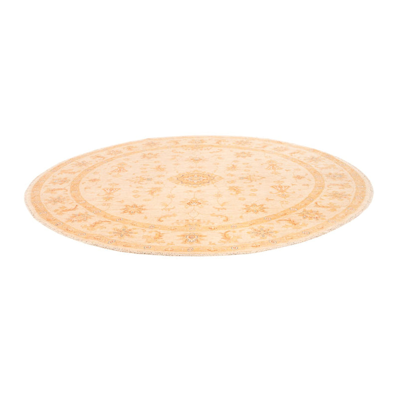 Ziegler tapijt rond  - 202 x 200 cm - beige