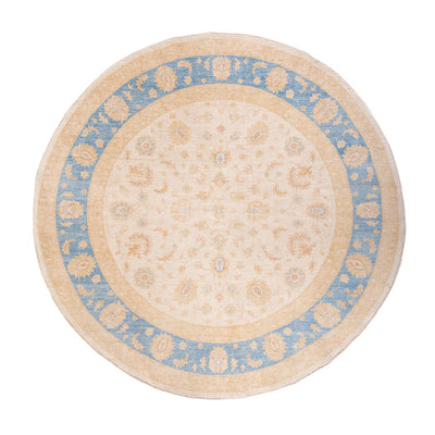 Ziegler tapijt rond  - 246 x 245 cm - beige