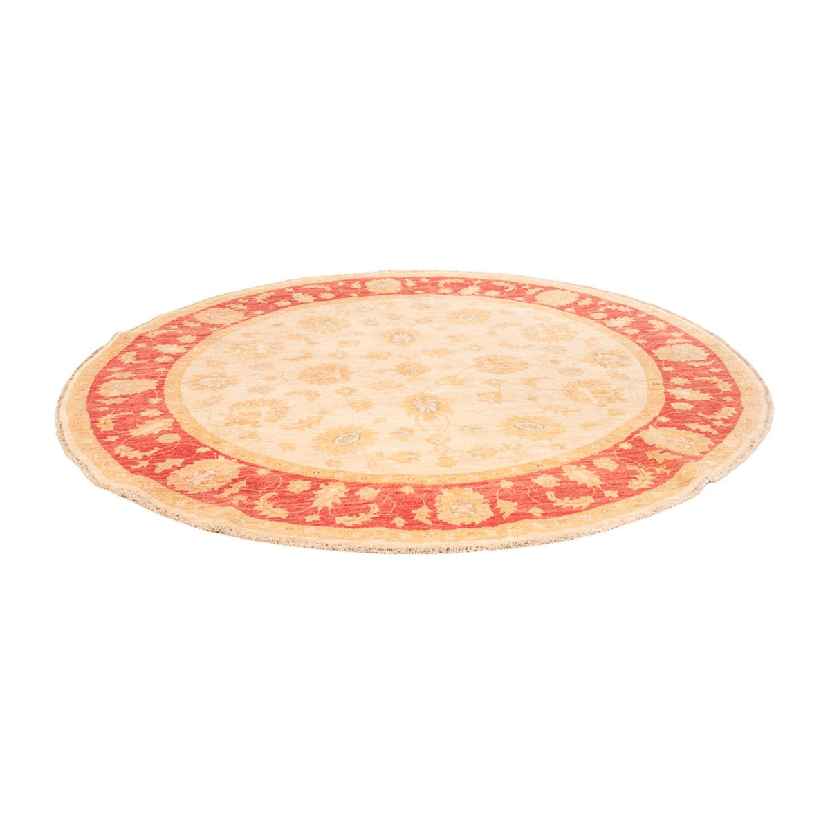 Ziegler tapijt rond  - 203 x 198 cm - beige