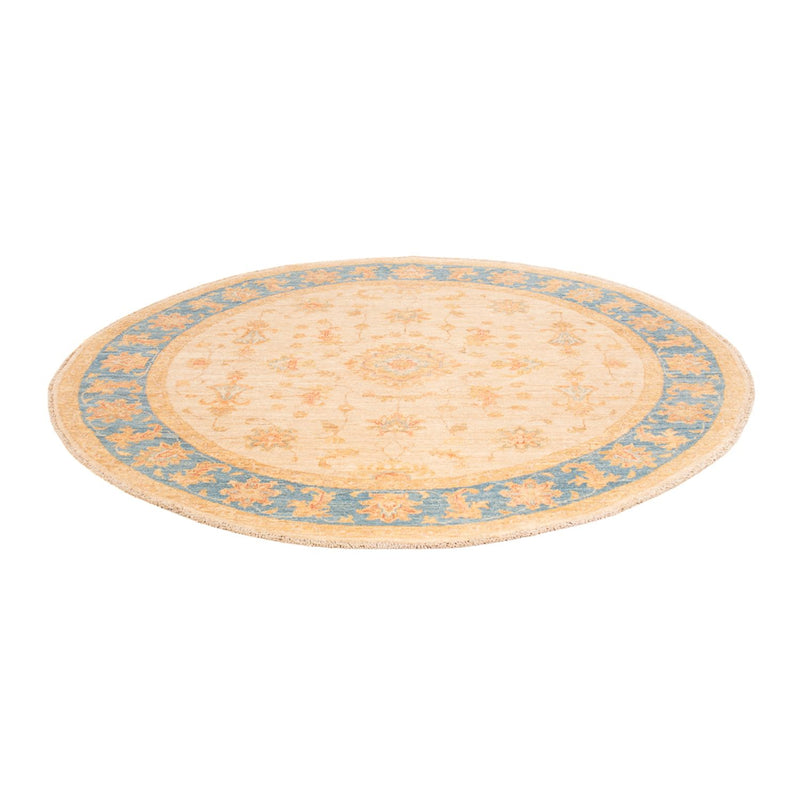 Ziegler tapijt rond  - 152 x 146 cm - beige