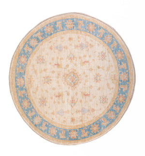 Ziegler tapijt rond  - 148 x 147 cm - beige