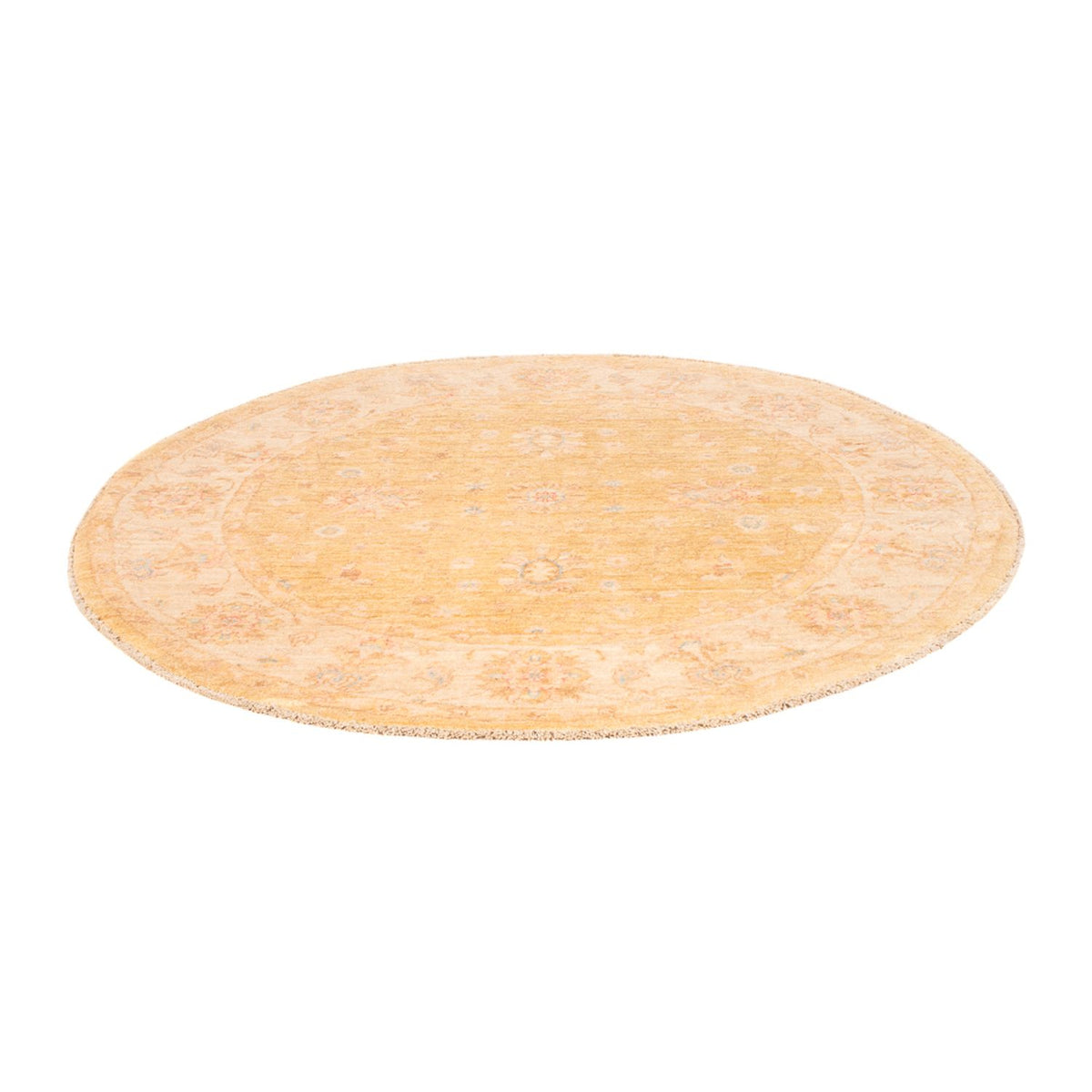 Ziegler tapijt rond  - 150 x 146 cm - licht beige