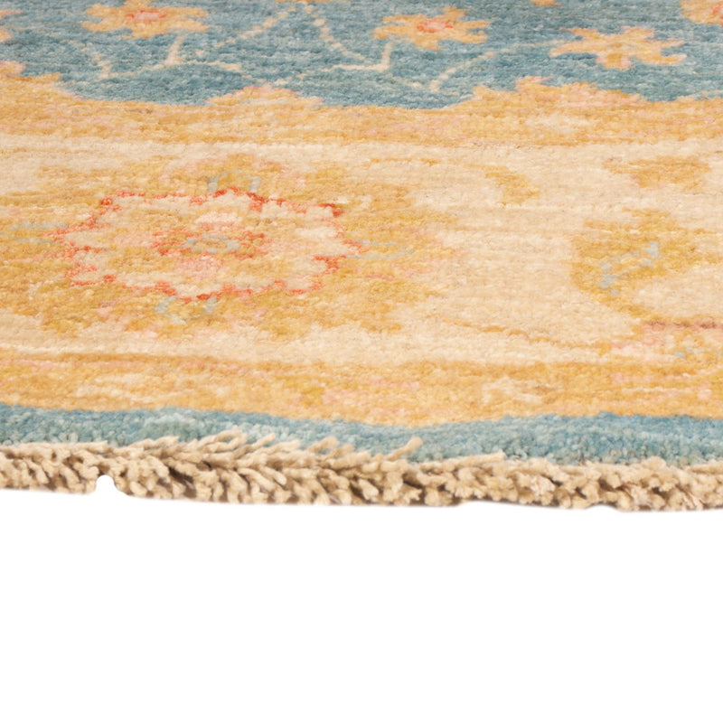 Ziegler tapijt rond  - 150 x 150 cm - blauw