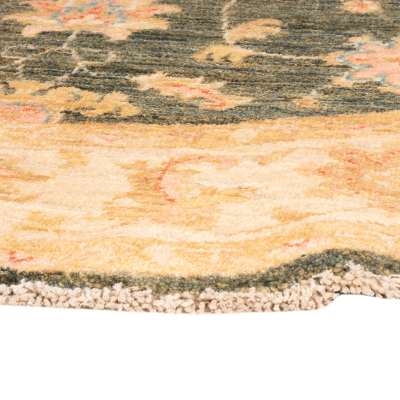 Ziegler tapijt rond  - 154 x 150 cm - groen