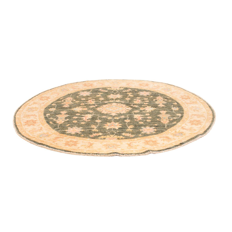 Ziegler tapijt rond  - 154 x 150 cm - groen