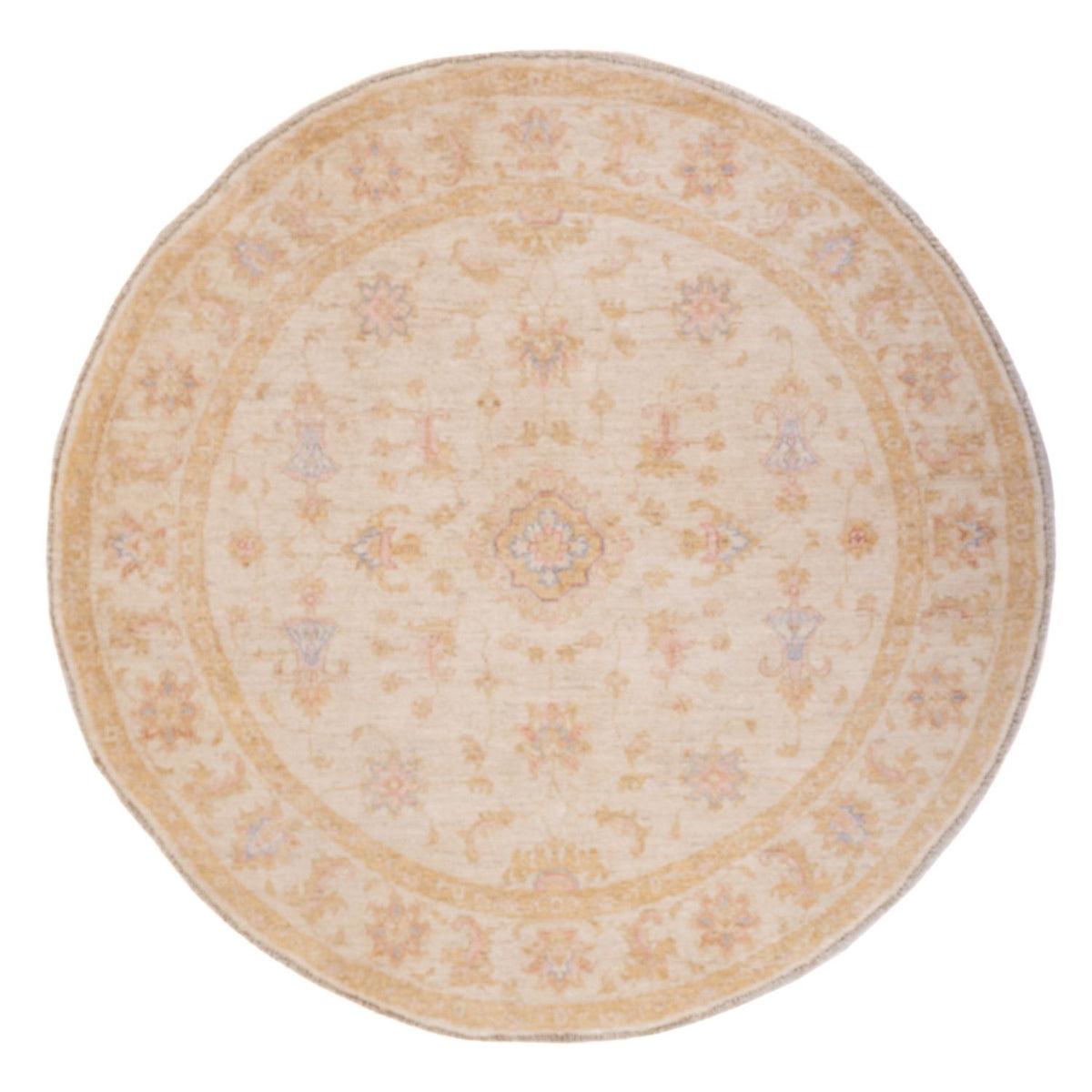 Ziegler tapijt rond  - 150 x 147 cm - beige
