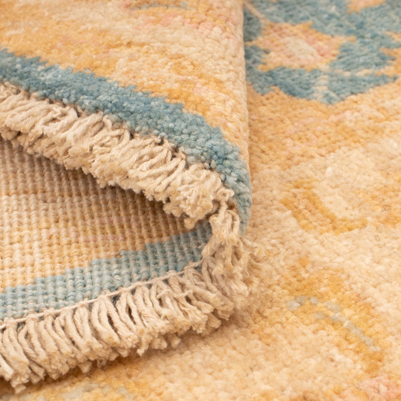 Ziegler tapijt rond  - 97 x 99 cm - lichtblauw