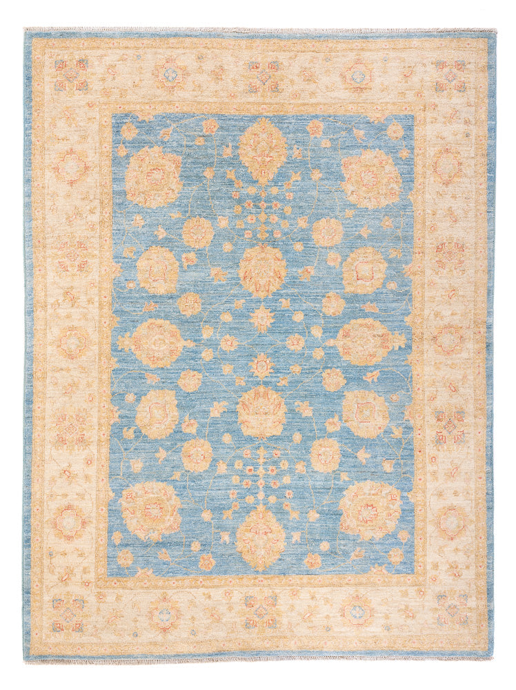 Ziegler tapijt - 202 x 148 cm - blauw