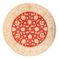 Ziegler tapijt rond  - 204 x 199 cm - rood
