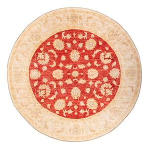 Ziegler tapijt rond  - 204 x 199 cm - rood
