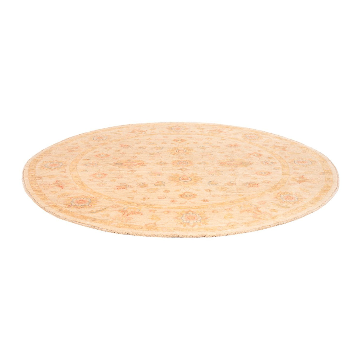 Ziegler tapijt rond  - 200 x 198 cm - beige