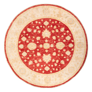 Ziegler tapijt rond  - 200 x 194 cm - rood