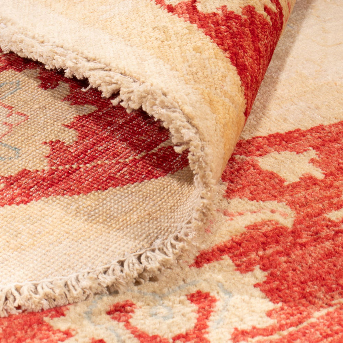 Ziegler tapijt rond  - 200 x 178 cm - beige