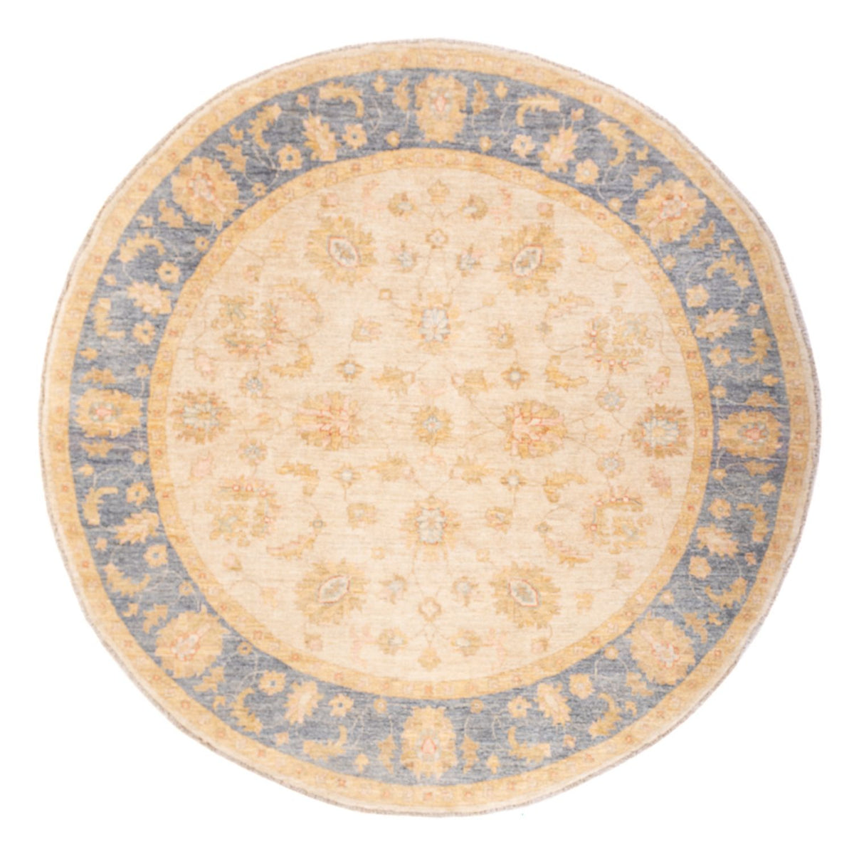 Ziegler tapijt rond  - 202 x 200 cm - beige