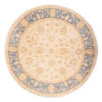 Ziegler tapijt rond  - 202 x 200 cm - beige