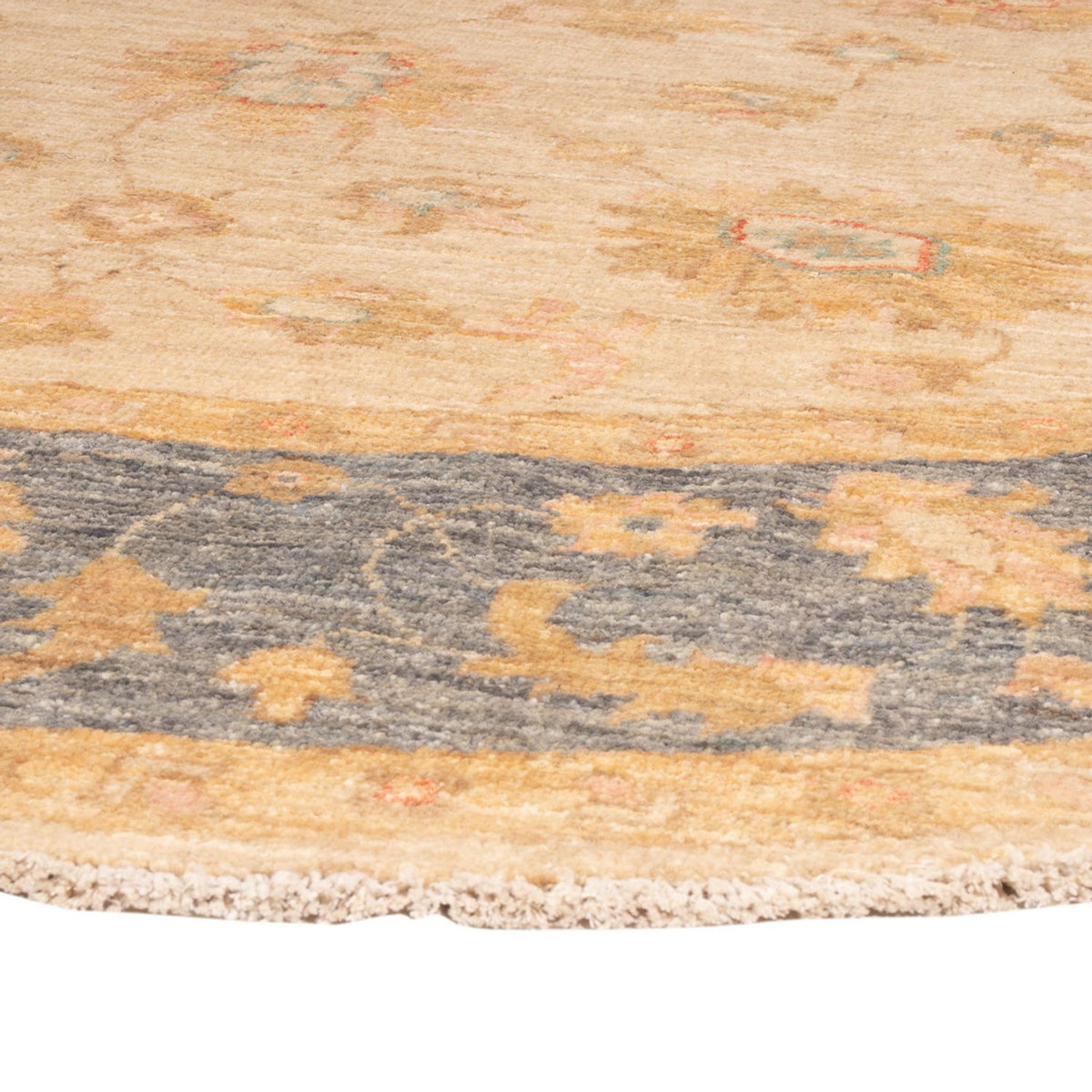 Ziegler tapijt rond  - 202 x 200 cm - beige