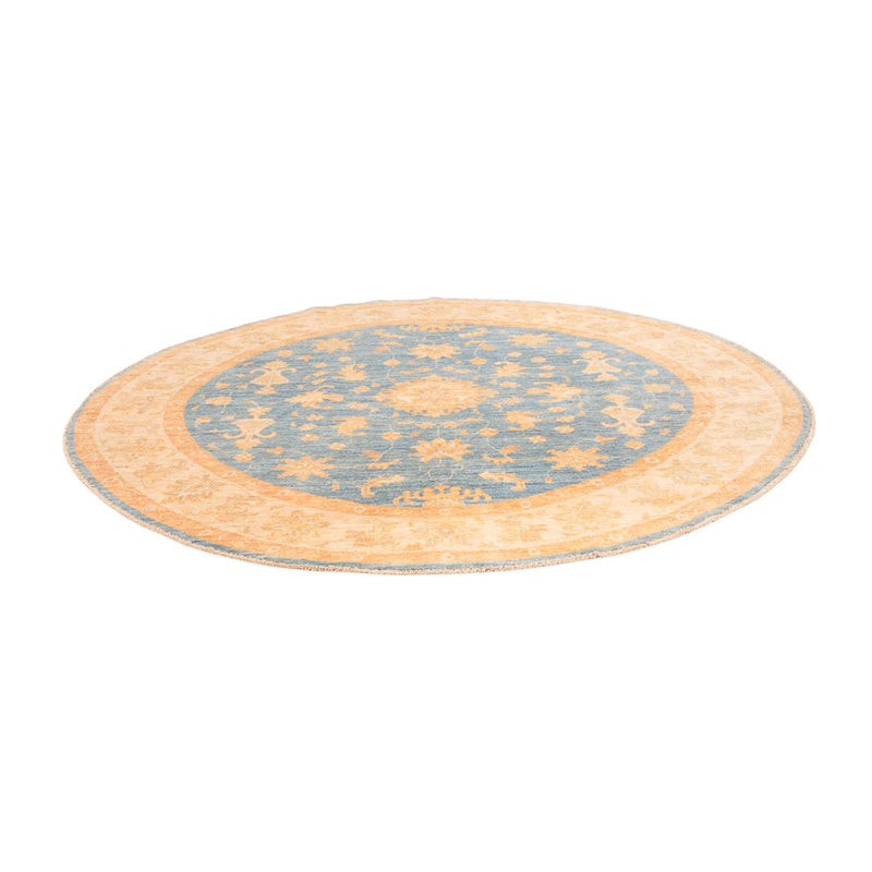 Ziegler tapijt rond  - 200 x 200 cm - blauw