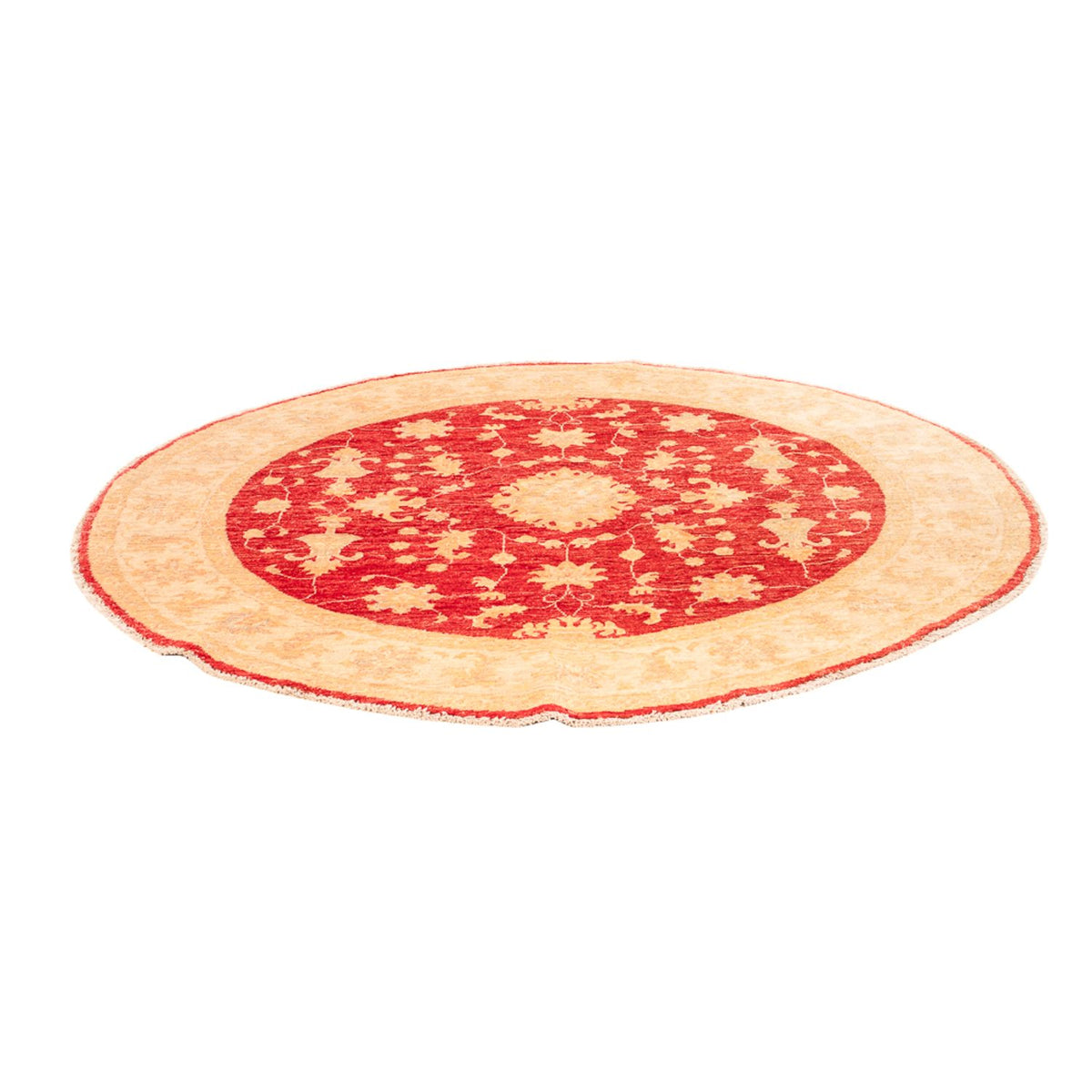 Ziegler tapijt rond  - 149 x 149 cm - rood