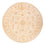 Ziegler tapijt rond  - 149 x 148 cm - beige