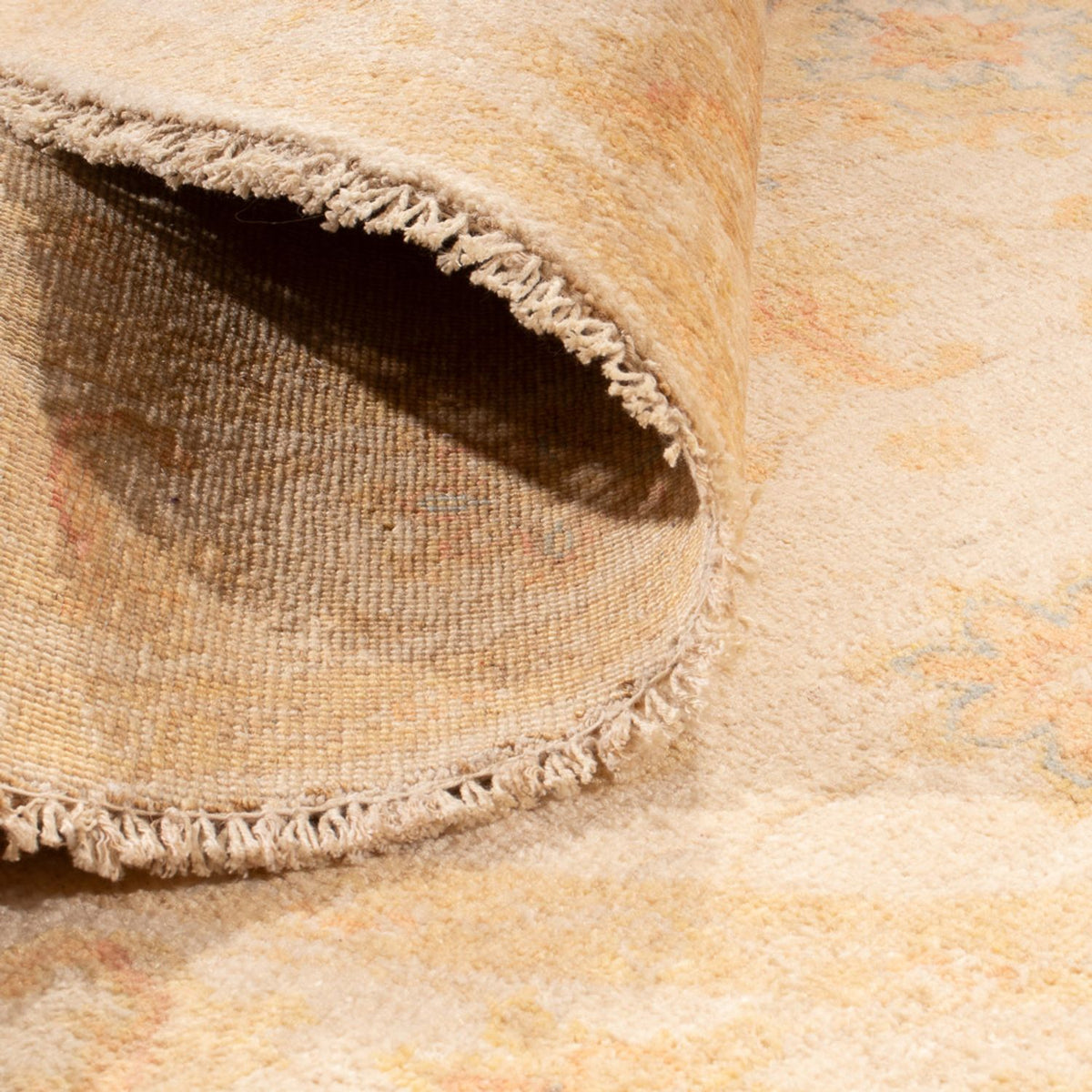 Ziegler tapijt rond  - 149 x 148 cm - beige