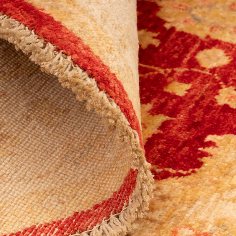 Ziegler tapijt rond  - 96 x 99 cm - rood