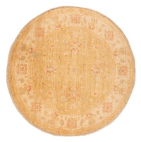 Ziegler tapijt rond  - 95 x 98 cm - beige